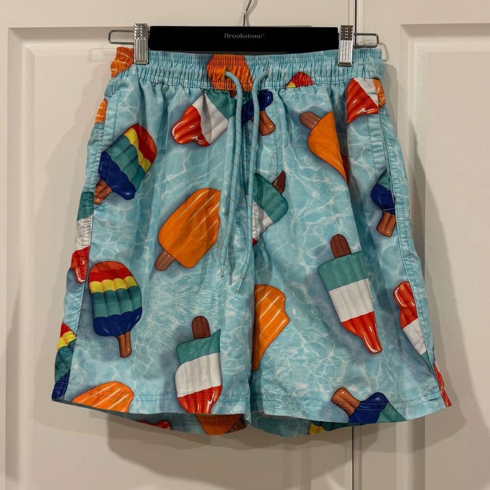 No Boundaries Teal Swim Shorts